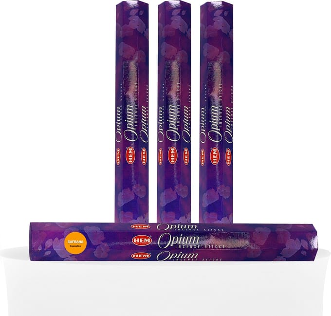 Hem Black Opium Incense/Wierook (1 doos met 12 kleinere dozen)