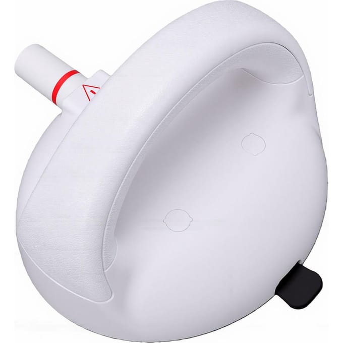Barre d'appui de douche Robuste Capacité de charge 418 lbs Sécurité Ventouse Barre d'appui Poignée de baignoire Installation sans perçage Antidérapant avec white