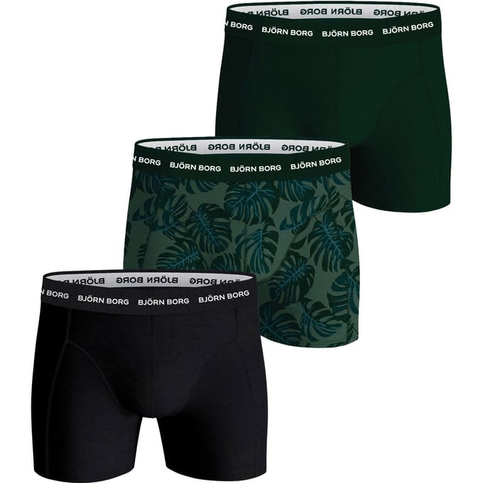 Bjorn Borg Cotton Stretch Boxers 3Pack Multicolour 5 - Maat S - Heren - Boxershorts