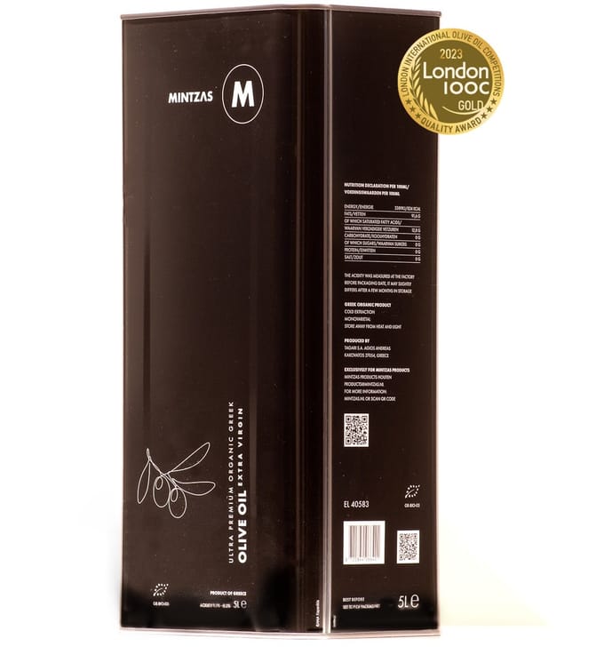 Mintzas Biologische Extra Vierge Olijfolie 5L