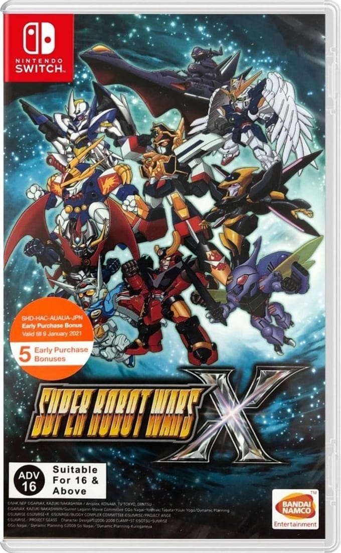 Super Robot Wars X: Super Robot Oorlogen X - Nintendo Switch - RPG