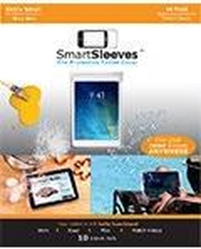 Beschermhoezen iPad mini Antibacterieel met klep en tape 14,3x21 cm (10 stuks)