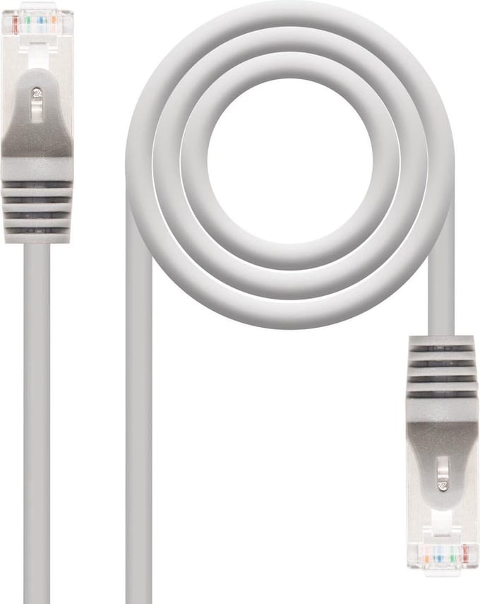 CAT 6 FTP Cable NANOCABLE 10m Cat6e Grey (10 m)