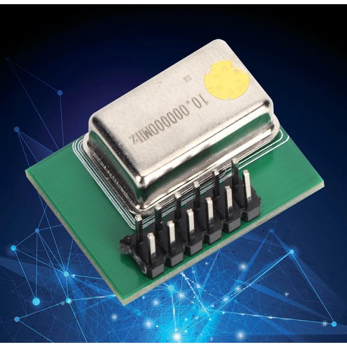 Klok Kristal Oscillator Module 10M 0.1ppm Nauwkeurigheid Voorzijde voor Aluminium Behuizing