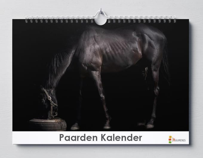Paarden Kalender 35x24cm | Verjaardagskalender Paarden