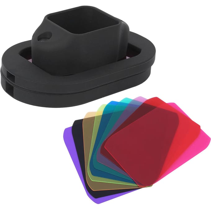 Draagbare Bijenkorf Raster Mesh 9 Filter Set Accessoire voor Camera Top Flitslicht Speedlight black