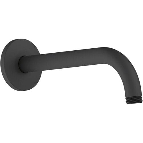 Duravit Douchearm 21 cm Wandmontage Rond Metaal Zwart Mat – Regendouche Arm Universeel 1/2" Aansluiting