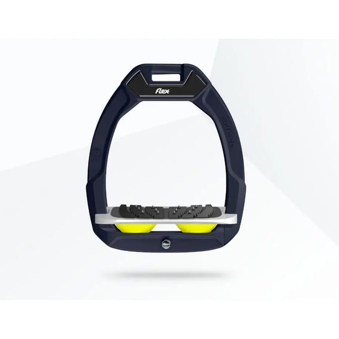 Veiligheidsspiesen voor paardrijden Ultragrip Hellend Rood/Grijs/Geel Flex-On Safe-On