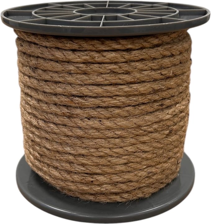 Jute Naturel – 30 meter – 10 mm – Touw - (Raamkoord)