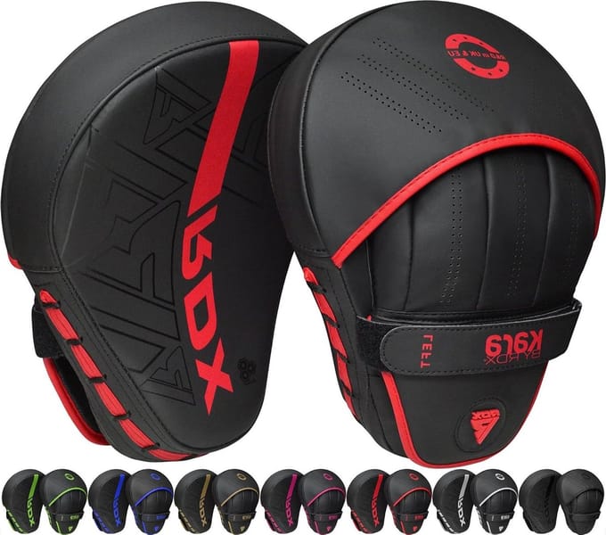 Vechtsport Schild - Slagkussen Focus Pads - Training Techniek - Schokabsorberend Ontwerp - 25 x 19 cm - Rood