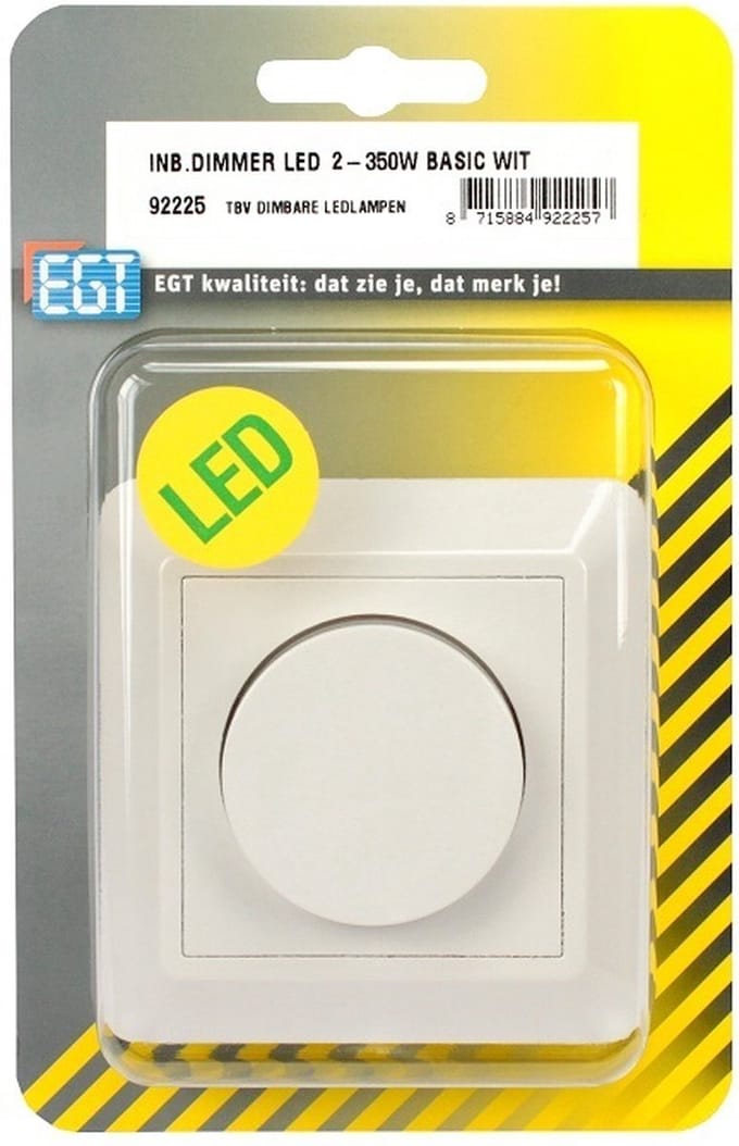 INBOUW DIMMER LED 2-350W UNIVERSEEL
