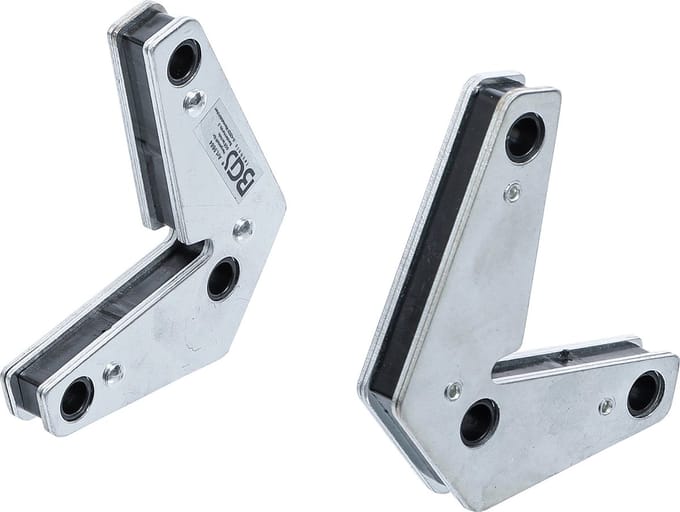 BGS 9684 - Jeu de supports magnétiques puissants | forme en L | 2 pièces