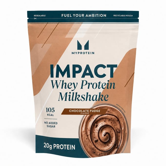 Impact Whey Protein Milkshake - 435G - 15servings - Chocolate Fudge