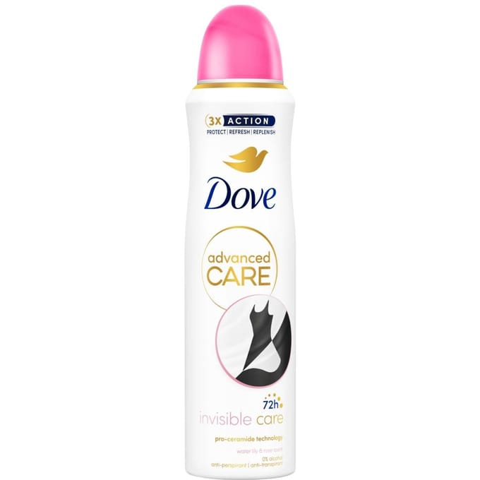 Dove - Advanced Care Serie - Antiperspirant Spray - Onzichtbare Zorg - 150ml