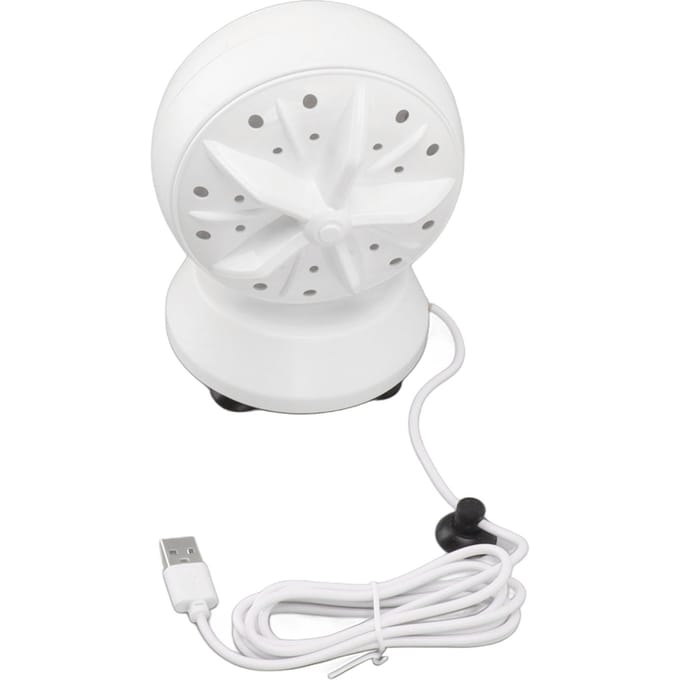 Ultrasone Wasmachine 2 in 1 Mini Draagbare Wasmachine voor Thuis Zakenreizen white