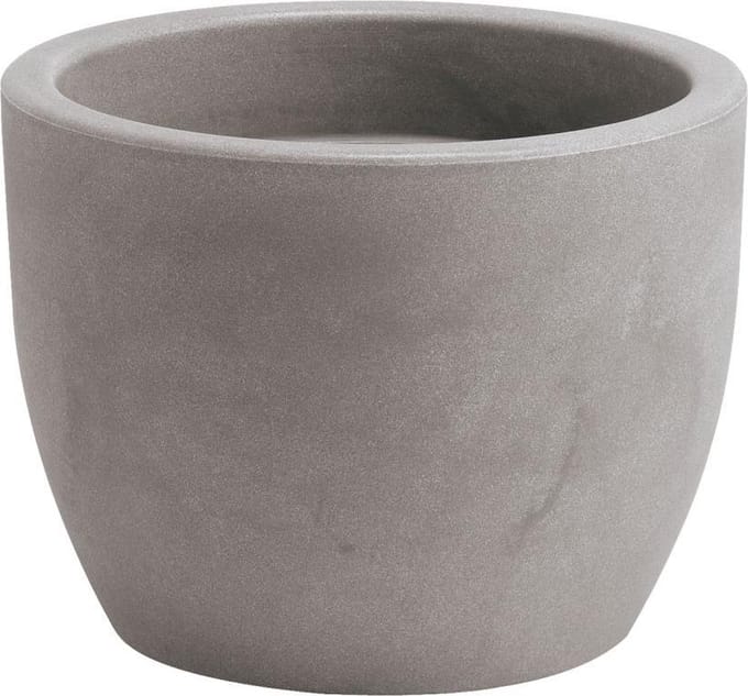 Bloemschaal Plantschaal Rond Hera 30x23cm ASGRIJS Nicoli