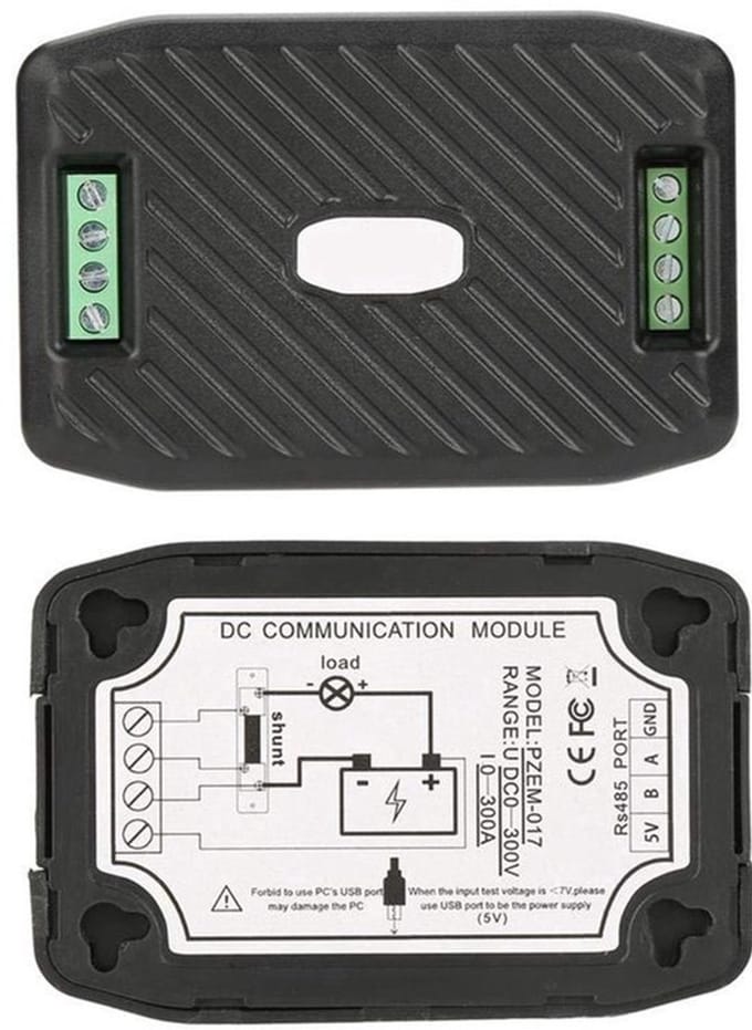 Multifunctionele DC-verbruiksmeter PZEM-017 - DC-spanning Stroomverbruik Energieverbruik Teller Communicatiemodule Ampèremeter Voltmetermodule #8 .
