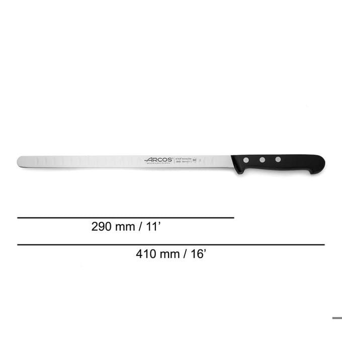 Zalmmes - Arcos - Universal 284004 - NITRUM staal - Lemmet 29 cm - POM handvat