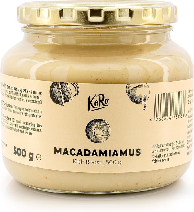 KoRo | Macadamiapasta 'rich roast' 6 x 500 g