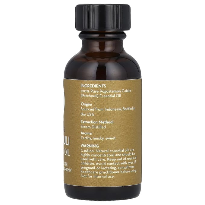 100% Pure Essentiële Olie, Patchouli, 30ml(1 fl oz)