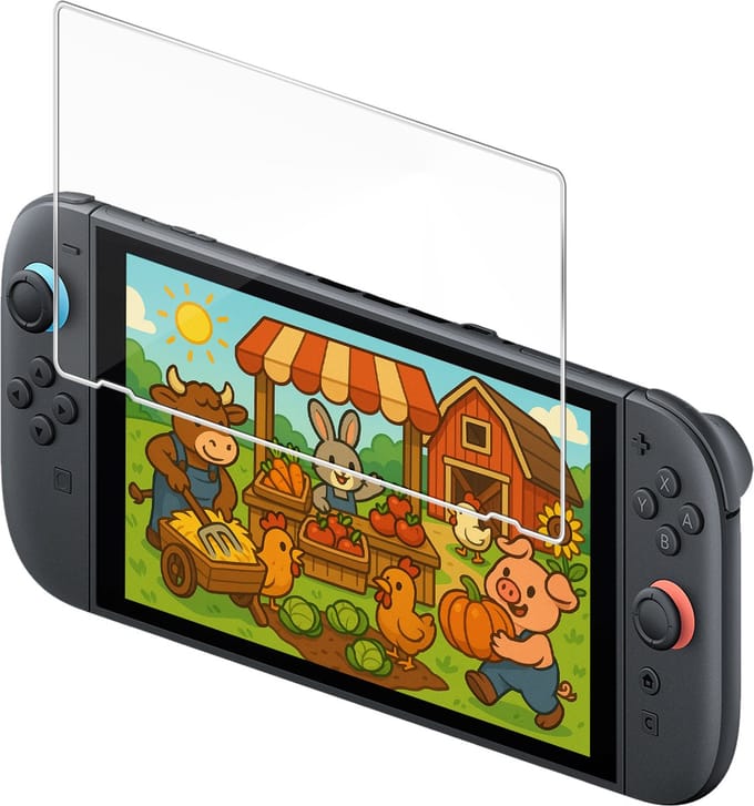 Screenprotector - Geschikt voor Nintendo Switch 2 - Screenprotector Gehard Glas Beschermglas