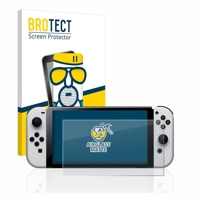 BROTECT - Screenprotector voor Nintendo Switch OLED-Modell - Folie Beschermfolie Beschermglas matte