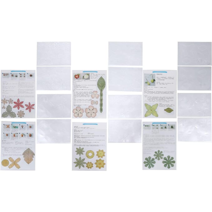12 Stuks Krimpvellen BOPS Hands On Vermogen Semi-Transparant Krimpfolie voor Sieraden white