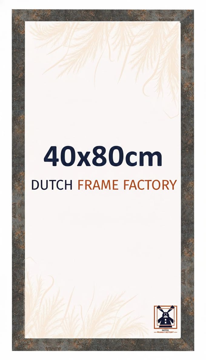 Fotolijst 40x80 cm - MDF - Geoxideerd Metaal - Benno