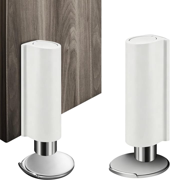 Magnetische Deurstopper - Deurvanger Deurhouder - Deuren Open Houden - Installatie Zonder Boren - 2 Stuks - Wit