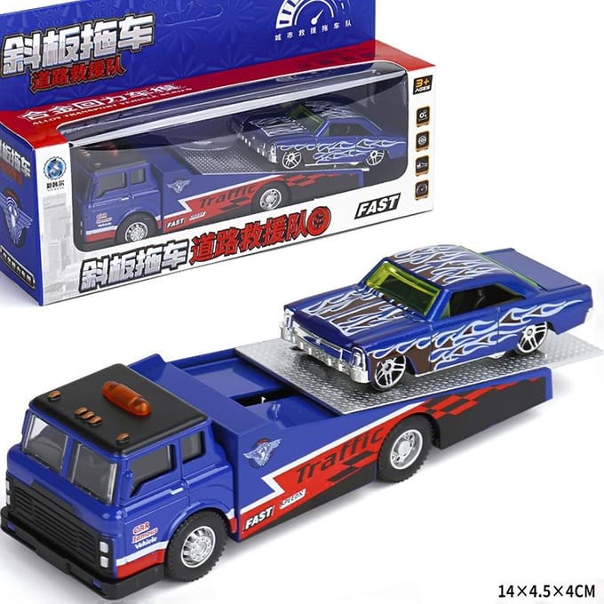 1:64 Scania Container Vrachtwagen Amerikaanse Container Vrachtwagen Minatuur Model Speelgoed Transport Voertuigen Metaal Diecast Trailer Met Pull Back