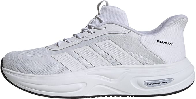 Adidas Cloudfoam Cuxxion Rapidfit Sneakers Heren - Wit - Maat 43 1/3 - Mesh/Synthetisch
