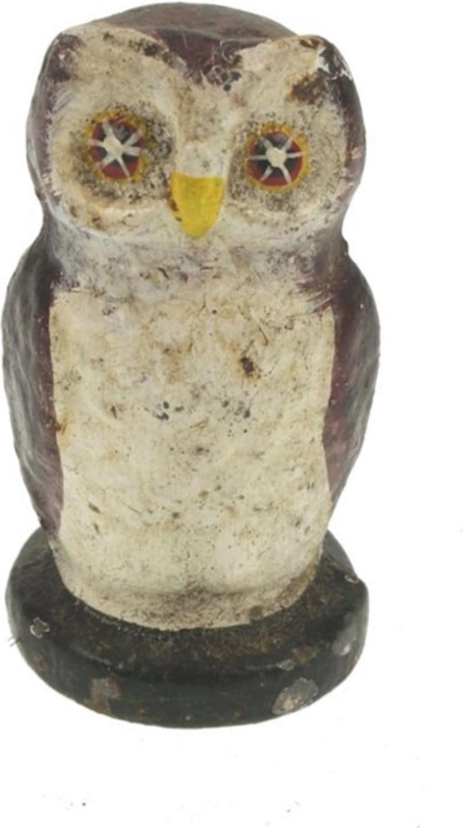 Uil metaal 3x3x6cm