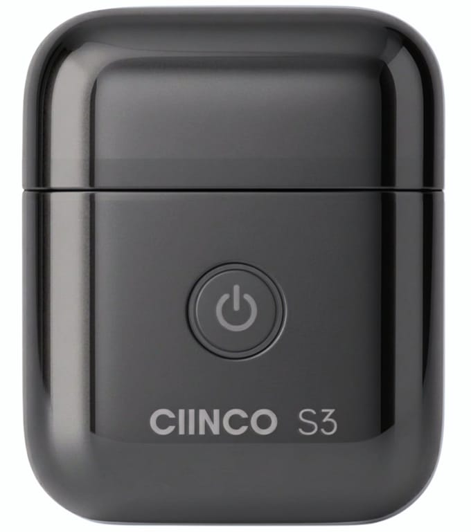CIINCO® Scheerapparaat Mannen – 3D Foil Shaver – USB-C – Nat & Droog – RVS – Reisvergrendeling - Mini Scheerapparaat