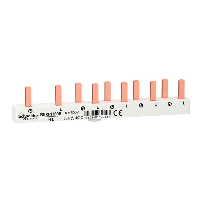 Schneider- Electric Schneider Electric kamrail 2P ALS + 4 instal.aut. 1P+N (4 Stuks)