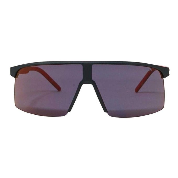 Hugo Boss Matte zonnebril heren (Zwart/Rood)