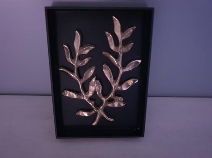 Mica Decorations Yami muurdecoratie leaves goud