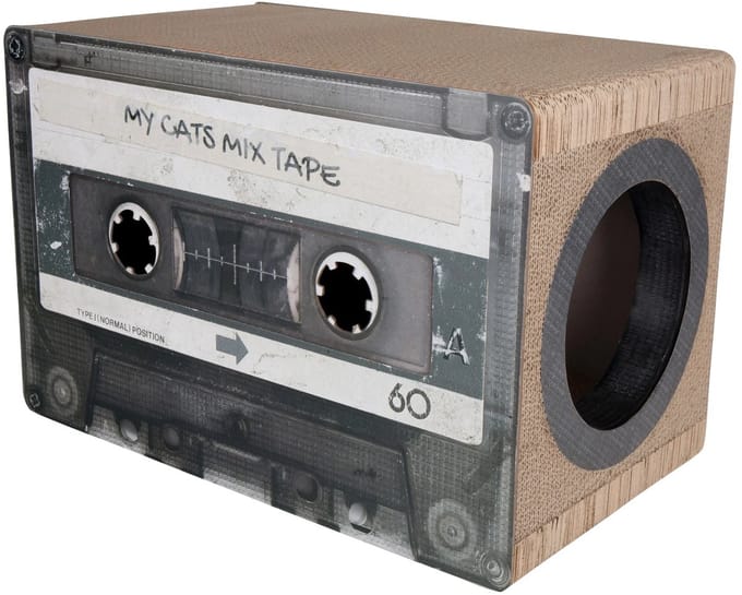 District 70 MIXTAPE Krabpaal - Zwart - L - 51 x 31 x 35 cm