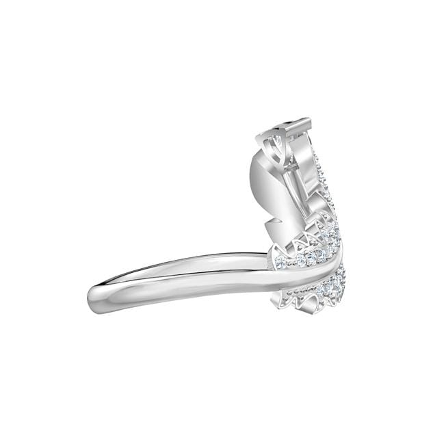 Swarovski Nice Elegante Veer Prachtige Schitterende Ring Damesring 5515029 52 white