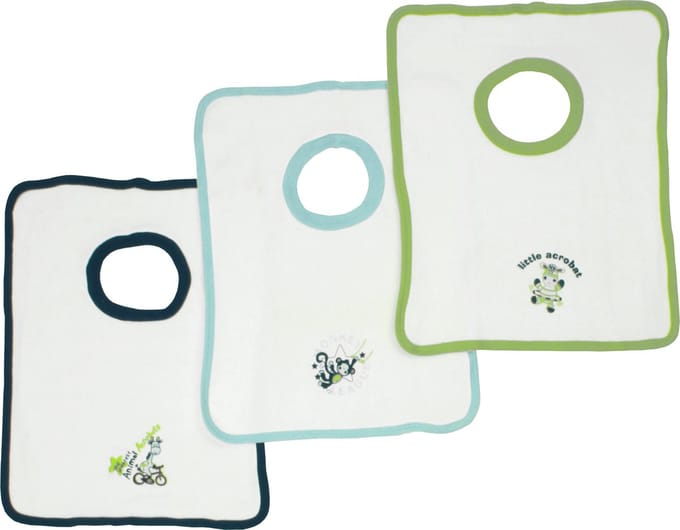 Bianco Blu Babies Slabber - 3 stuks - Blauw