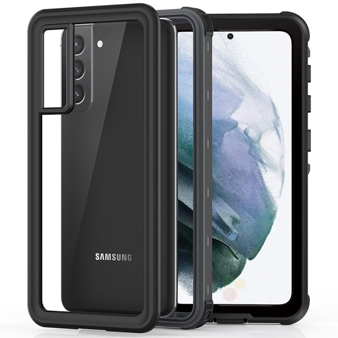 Redpepper Dot Plus Waterproof Backcover geschikt voor Samsung Galaxy S21 - Zwart