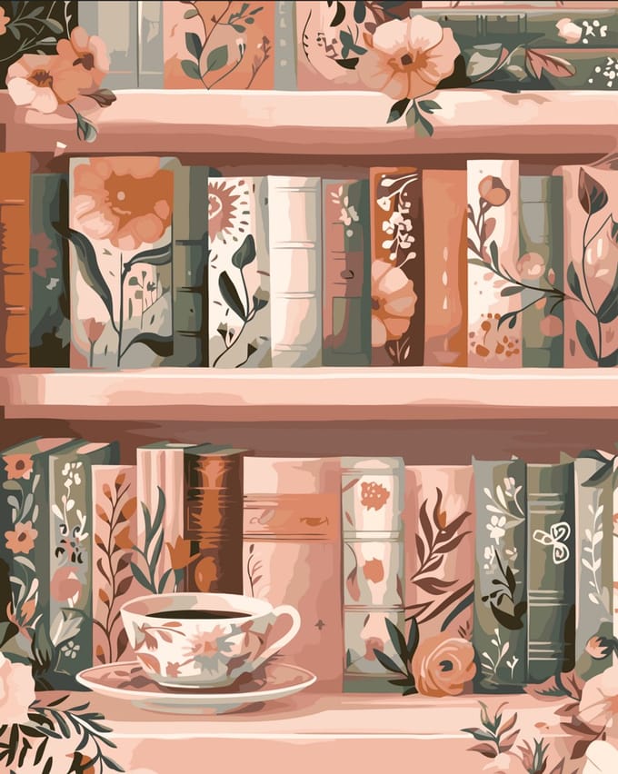 Untamed - OP FRAME - Paint by number – schilderen op nummer volwassenen– A Quiet Pink Corner