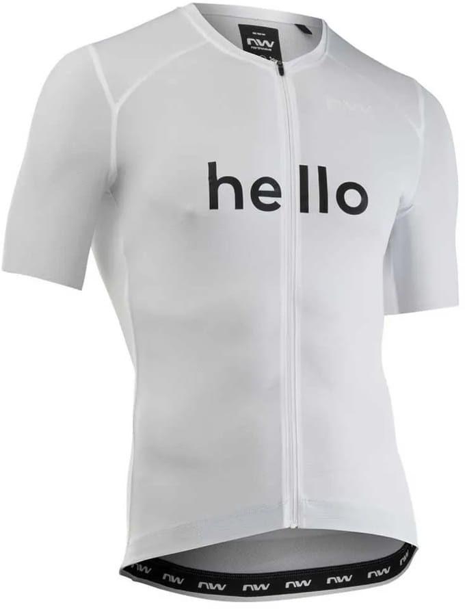 Northwave Blade Hello Goodbye Korte Mouw Wielertrui Wit L Man