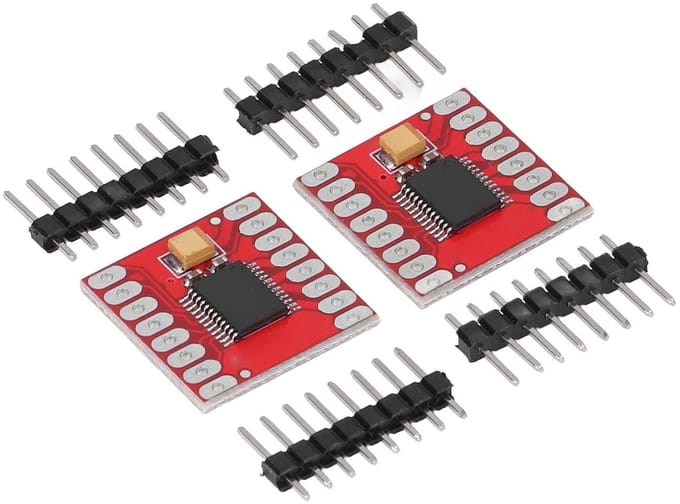 Motor Driver TB6612FNG - Dubbele Controller voor Hoogfrequent DIY Projecten en Makers - Twee Stuks, Geschikt voor Robotica en Elektronica