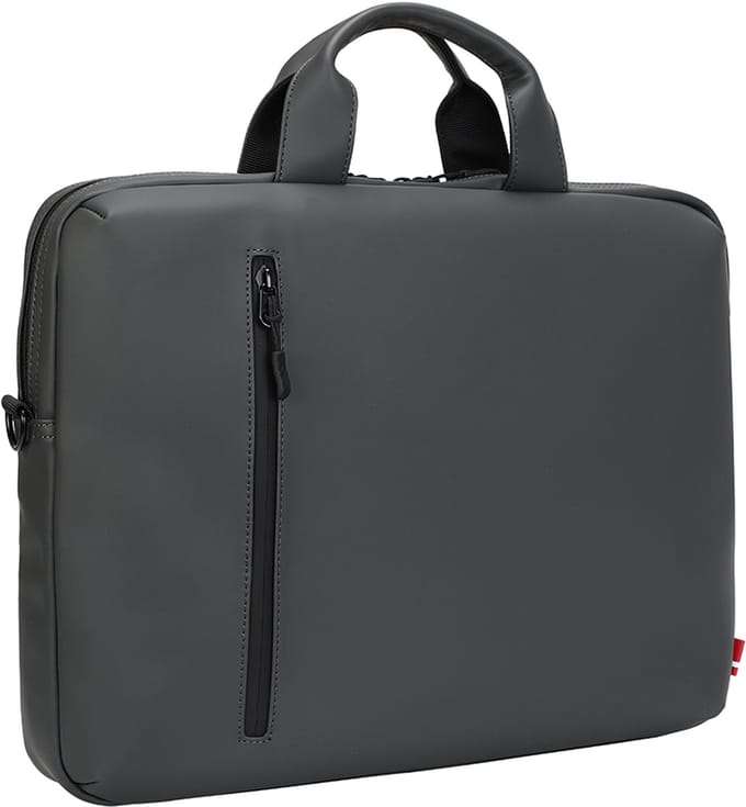dbramante1928, Laptoptas 15.6 Model Nyhavn ICON met Dubbele Handvatten, Woudgroen