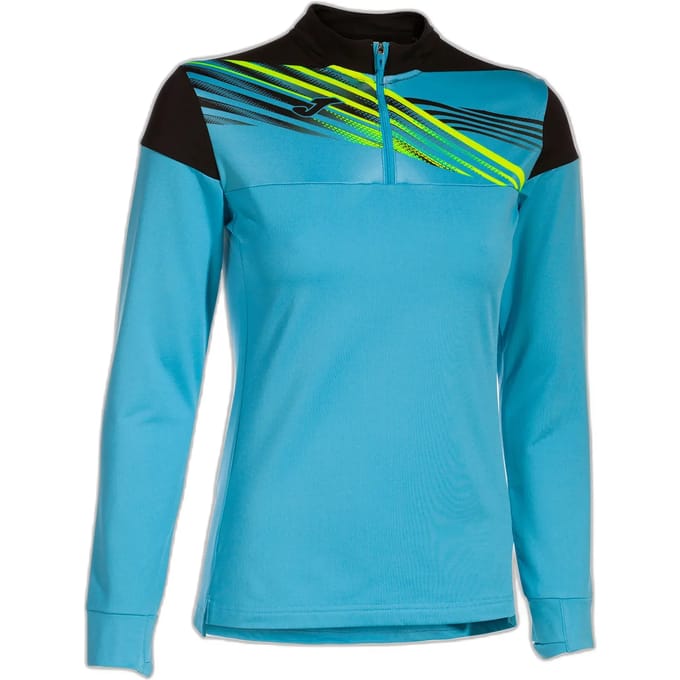 Joma Elite X Sweatshirt Met Halve Rits Blauw 12-14 Years Meisjes