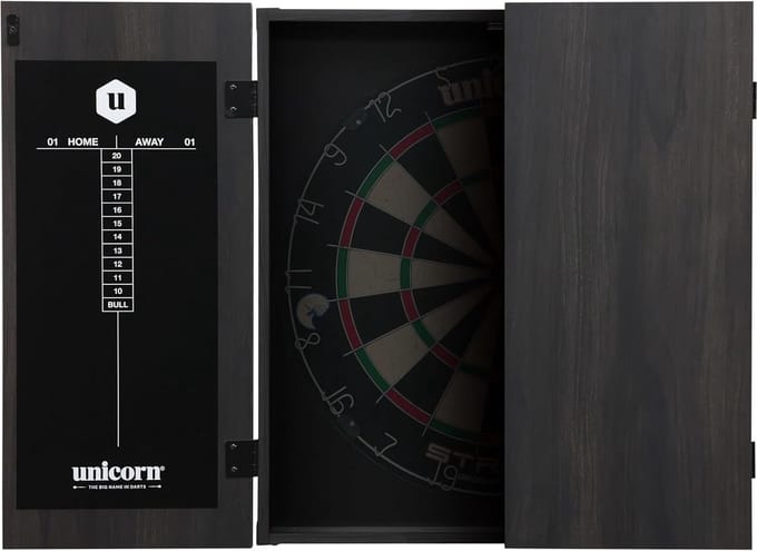 Dartbordkast met Compact Design en Bord om Weg te Wissen