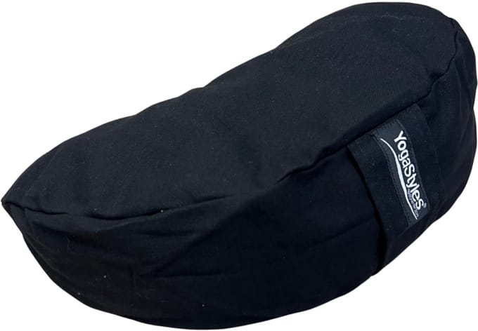 YogaStyles Meditatiekussen Organic Moon Zwart
