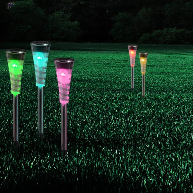 Globo Set van vijf Navin lampen m. RGB-kleurverandering