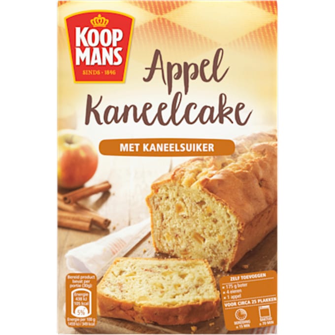 Appel kaneelcake bakmix