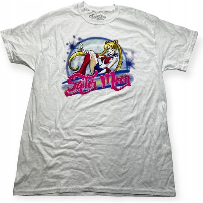 Koszulka T-shirt męski okrągły dekolt SPENCER'S nadruk L white